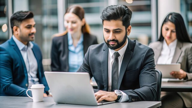 Indian HR specialist assessing employees’ skills and competencies.
