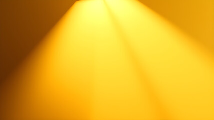 Abstract golden pattern of backlight reflector and gold glitter bokeh lights background. Image is blurred and made with colorful filters.