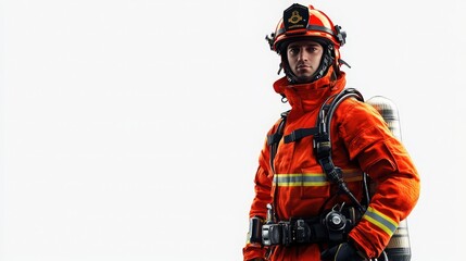 3D firefighter clipart , firefighter clipart , clipart firefighter , firefighter in full gear clipart