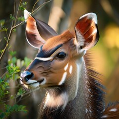 Nyala Antelope Portrait