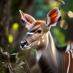 Nyala Antelope Portrait