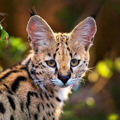 Fototapeta premium Serval Cat Portrait