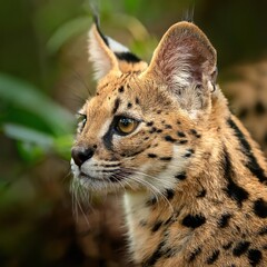 Obraz premium Serval Cat Portrait