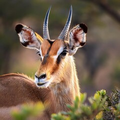 Black-faced Impala Portrait