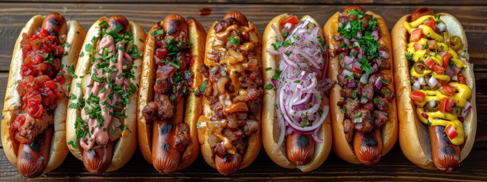 Elevate the hot dog experience with creative toppings and high-quality ingredients.