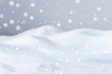 christmas background with snowflakes