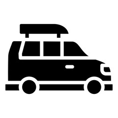 Roof Rack  Icon Element For Design