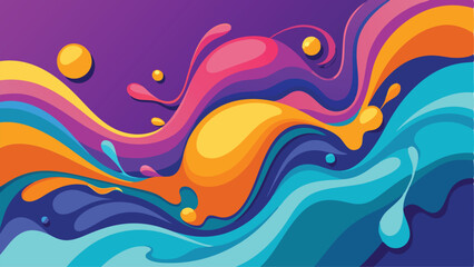 A abstract liquid background illustration