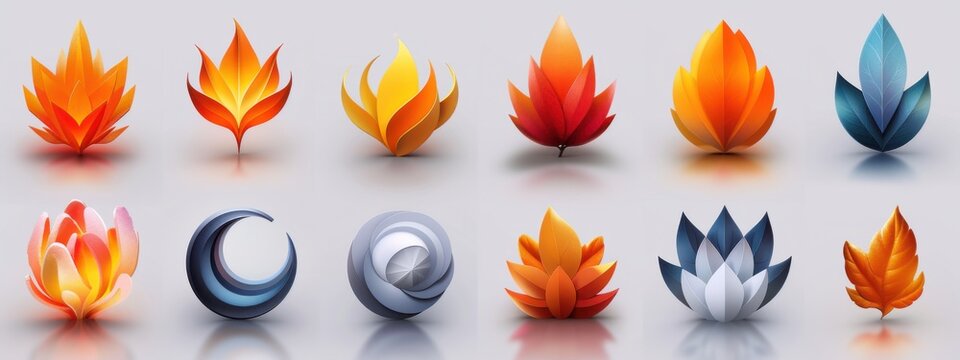 Modern minimalist logo designs Design a set of minimalist logos for various businesses or organizations.