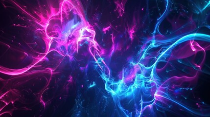 Obraz premium Abstract Swirling Light and Energy