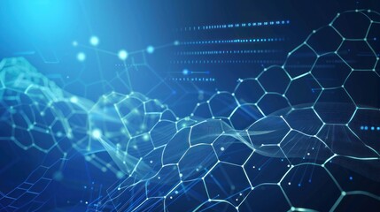 Abstract Digital Network Connection