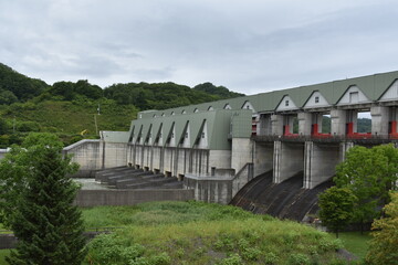 Fototapeta premium 二風谷ダム