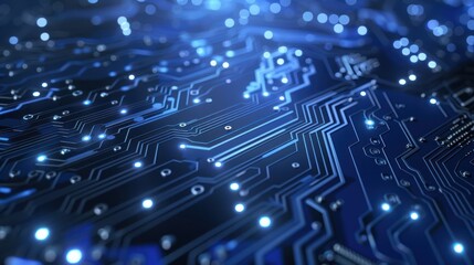 Abstract  Close-up of  a Circuit Board