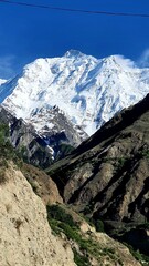 Another beautiful closeup view of rakaposhi Nagar Gilgit Baltistan Pakistan.
