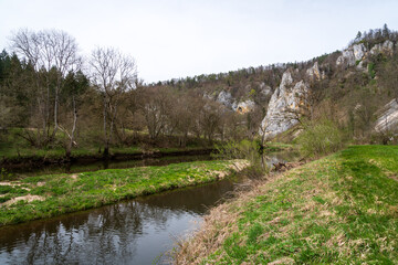 The Stiegelesfels-Oberes Donautal, district of Tuttlingen, Baden-Württemberg , Germany