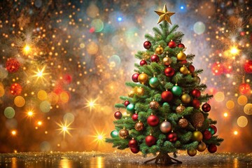 Christmas Tree Background Concept