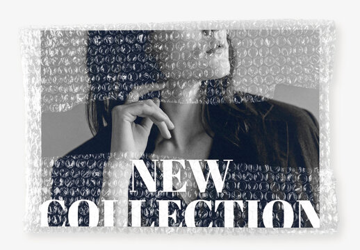 Plastic Bubble  Wrap Mockup