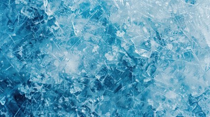 Obraz premium Frozen Texture of Shattered Ice