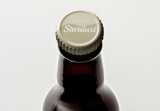 Branding Bottle Cap Mockup With Generative AI