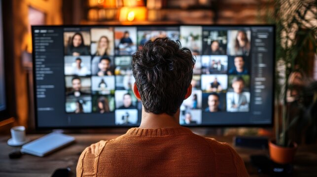 Online Video Conference Call, Generative AI