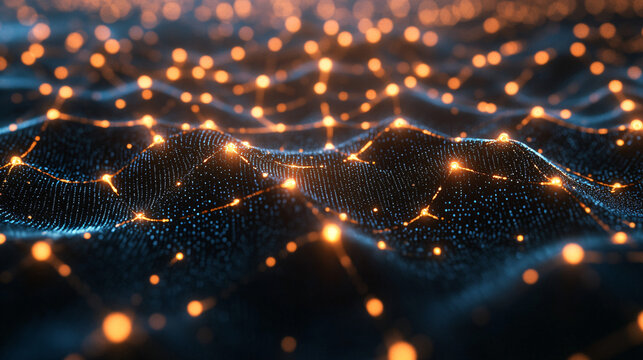 A glowing AI-powered neural network visualized as an interconnected web of light, symbolizing the complexity of AI systems1