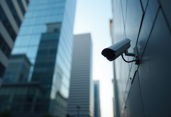 security camera on a building