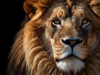 Majestic Lion Portrait