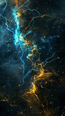 Fototapeta premium 幻想的なイナズマ