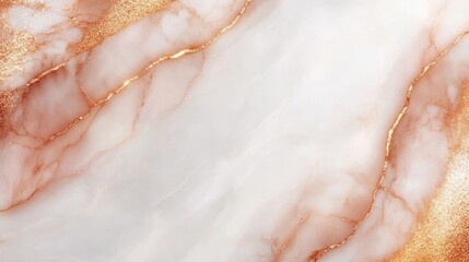 Elegant marble pattern, rose gold shimmer, sophisticated texture
