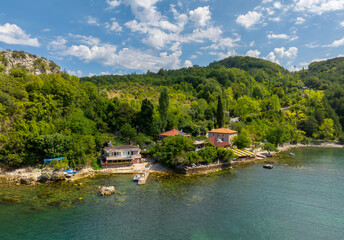 Fototapeta premium Beautiful landscape of Gideros Bay - Cide, Kastamonu, Turkey