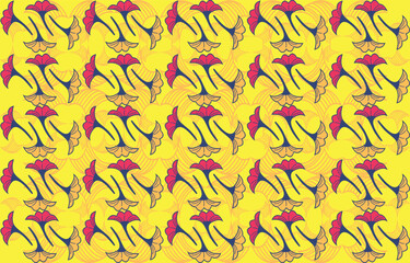 Obraz premium beautiful African ethnic graphic which is in Africa style and gives tribal vibe this colorful wallpaper can be wallpaper background backdrop and for textile industry fabric print and home decoration 