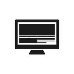 Computer Monitor Icon