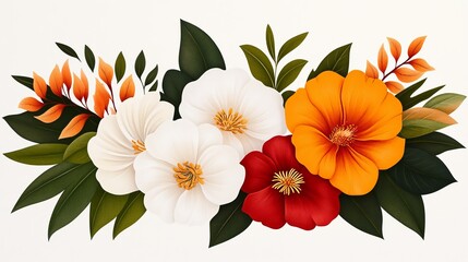 Victorian botanical illustration, finely detailed flowers and plants, rich hues, vintage book style