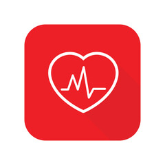 heart cpr medical icon vector design	
