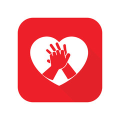 heart cpr medical icon vector design	
