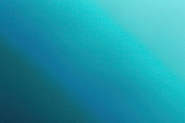 Vibrant Aqua Blue Gradient Banner from Bright Turquoise to Dark Marine Smooth Texture
