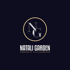 Alphabet letter icon logo Gn, NG, GN Logo Emblem Monogram, Letters monogram icon logo NG,GN,G and N