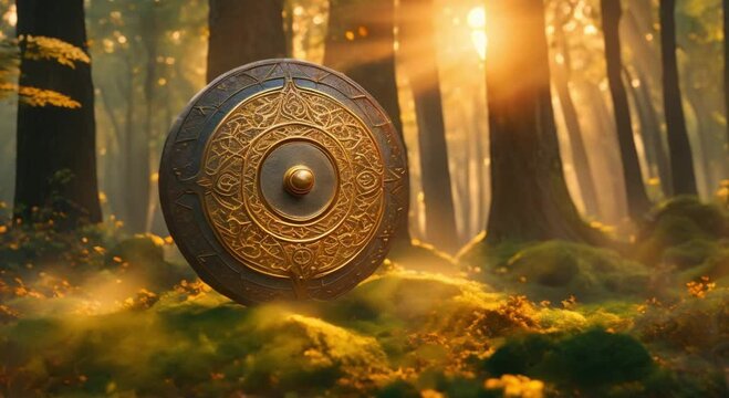 the kingdom's shield is in the forest and the light of the sun