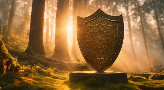 the kingdom's shield is in the forest and the light of the sun