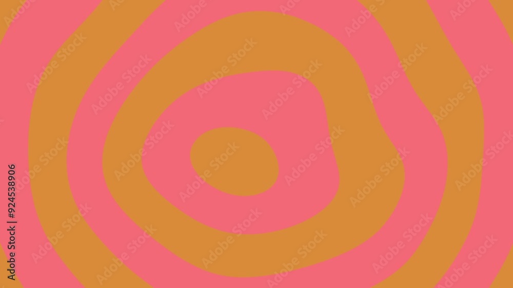 Wall mural noise circle background animated abstract seamless loop animation on background hd