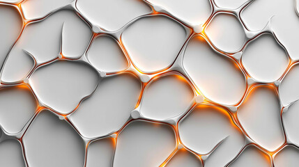 A sleek, minimalist design featuring a single AI neural network pattern on a white background, symbolizing the simplicity and power of modern AI