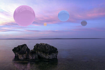 sunrise over the sea