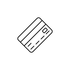 Payment Card icon design with white background stock illustration