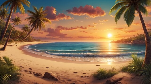 Beach background discount