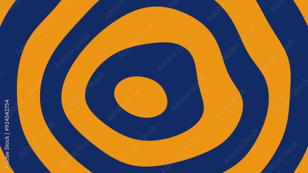 Wall mural noise circle background animated abstract seamless loop animation on background hd