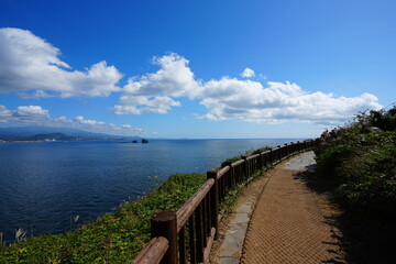 Obraz premium seaside walkway and fine view