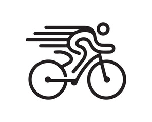 bicycle icon illustration bicycle logo template