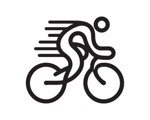 bicycle icon vector logo template