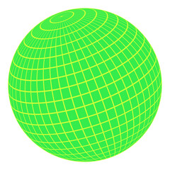 Y2k 3d grid ball patch, 90s retro neon mesh shape object, brutal art geometric net pattern figure icon, y2k trendy 3d wireframe form illustration, cyber tech geometry grid structure graphic.