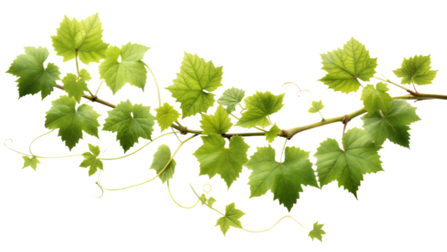 Vine , white background, no shadows, high resolution,